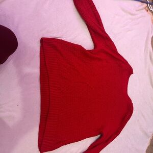 Old Navy Vibrant Red Knit Pullover